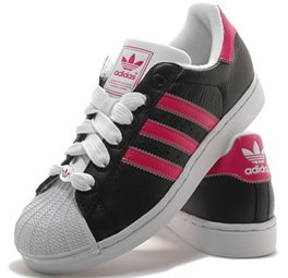 新色發售 Adidas superstar2 II 黑 x 粉紅間 三葉 original campus  