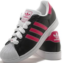 新色發售 Adidas superstar2 II 黑 x 粉紅間 三葉 original campus  