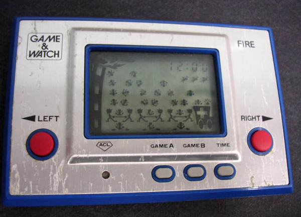 70s NINTENDO 任天堂Game and Watch 沖天大火災Fire 電子遊戲機