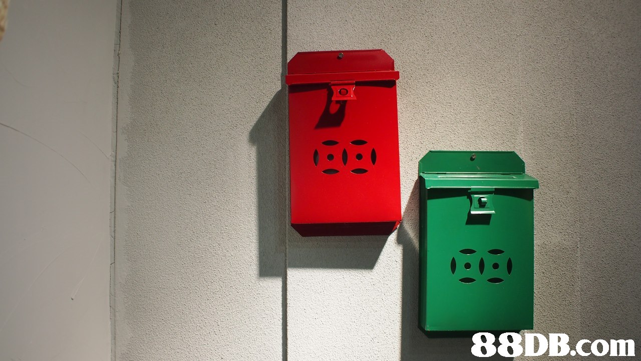 green,letter box,waste containment,